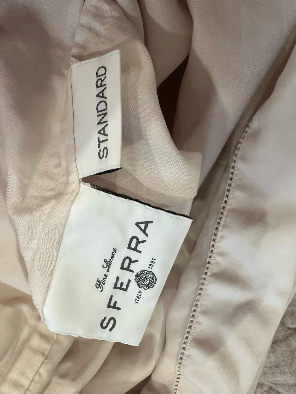 SFERRA GIOTTO QUEEN SHEET SET in BONE.